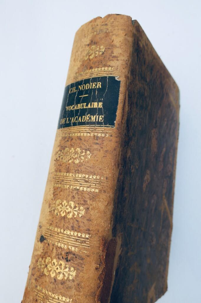 Nodier, M. Ackermann Vocabulaire de la langue française 1854