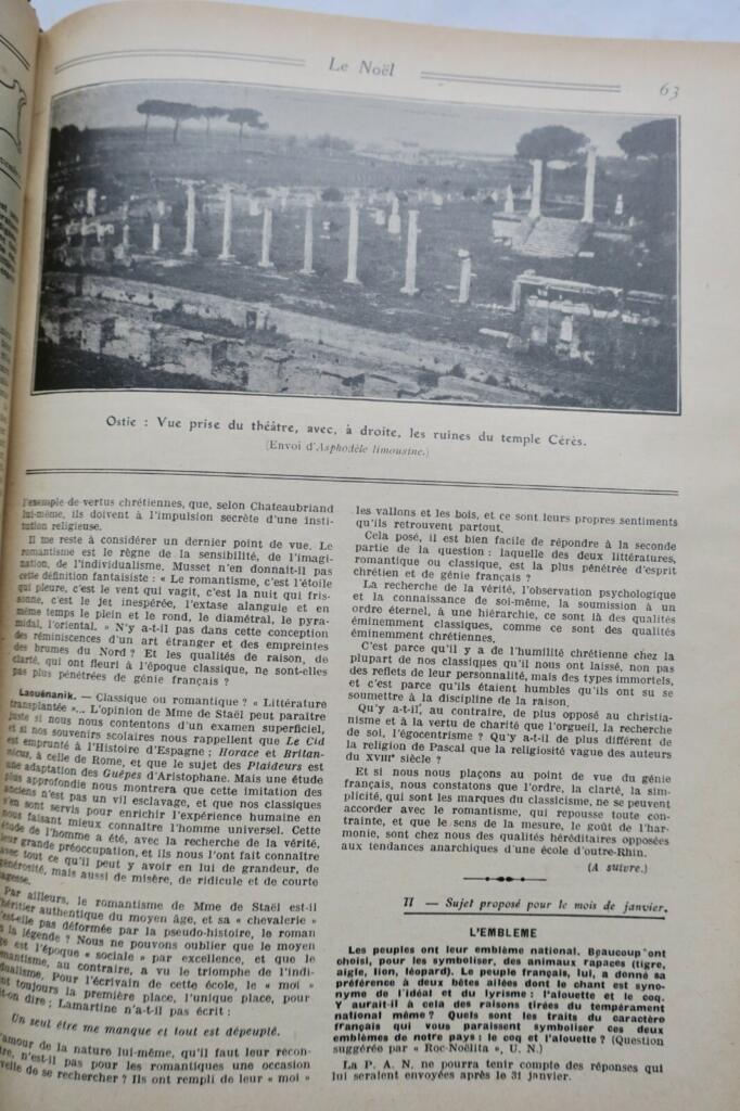 Le Noël 1933: Weekly illustrated magazine for young women