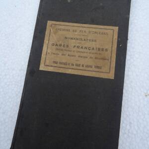 NOMENCLATURE DES GARES FRANCAISES A L'USAGE DES AGENTS CHARGES DU CLASSEMENT DES