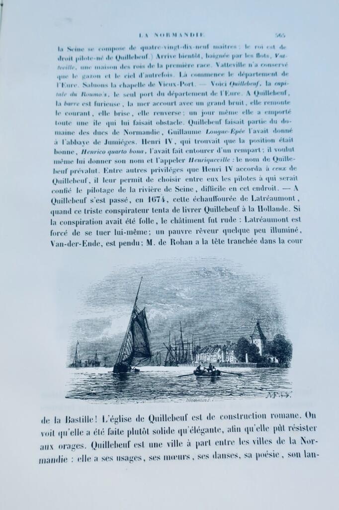 JANIN's illustrated Normandy with 150 woodcuts