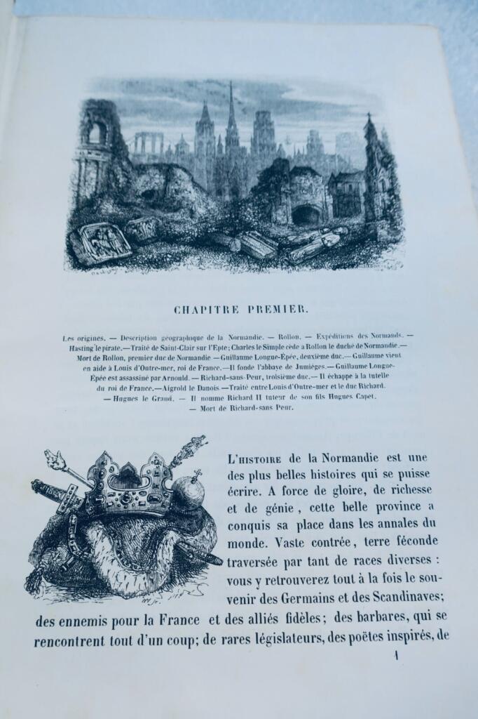 JANIN's illustrated Normandy with 150 woodcuts