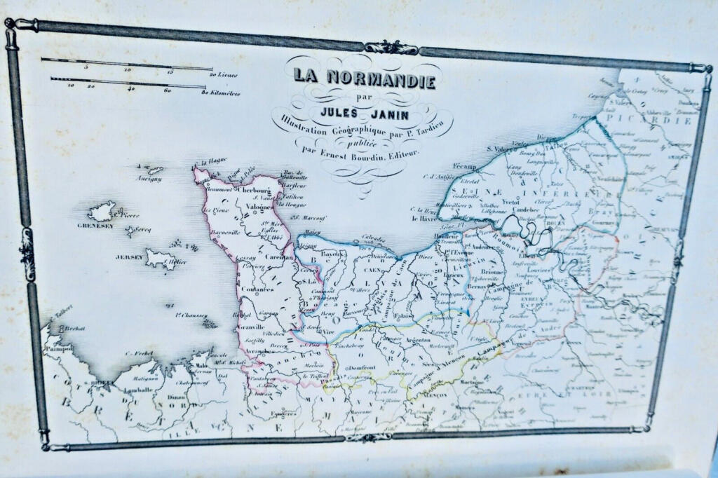 JANIN's illustrated Normandy with 150 woodcuts