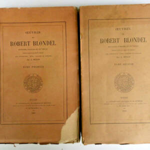 Normandie Oeuvres de Robert Blondel, historien Normand du 15e siècle