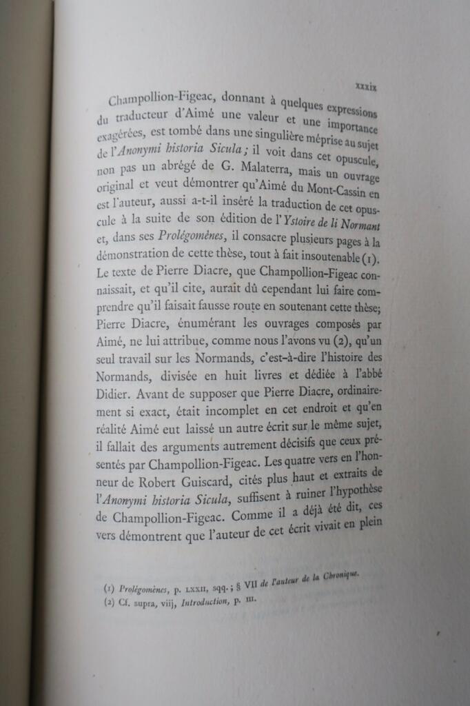 Norman History by AIME of Montecassino