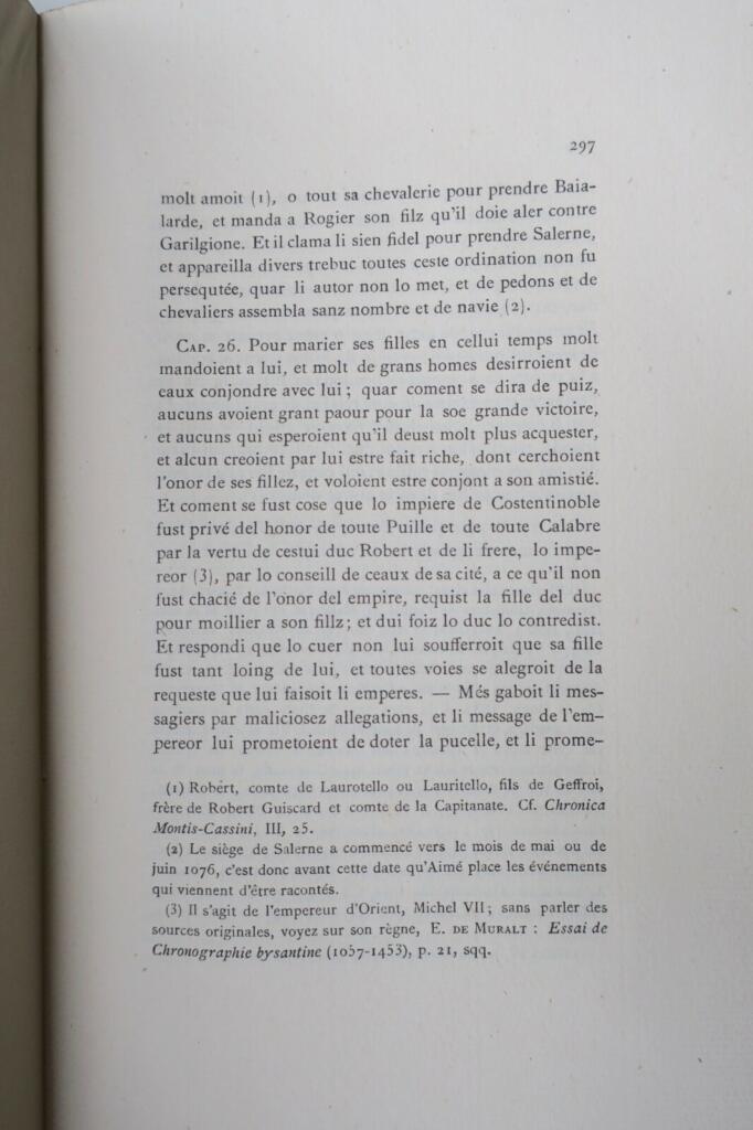 Norman History by AIME of Montecassino