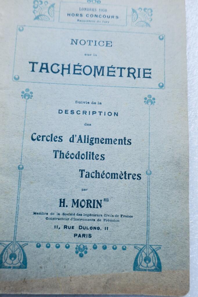 Guide to Tacheometry and Instruments