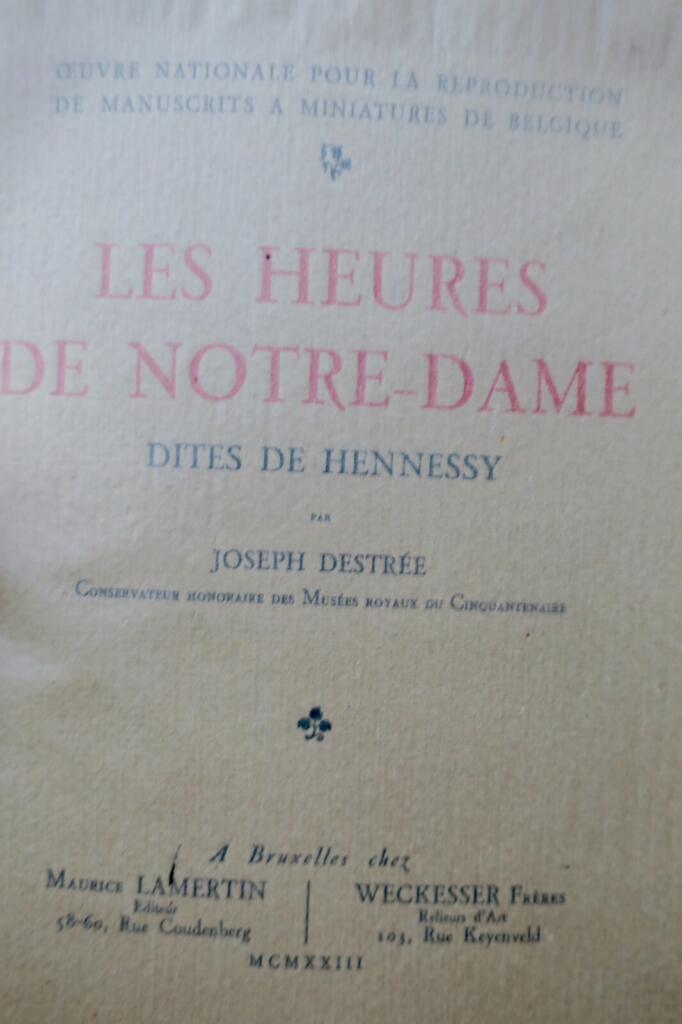 Illustrated work on Notre Dame