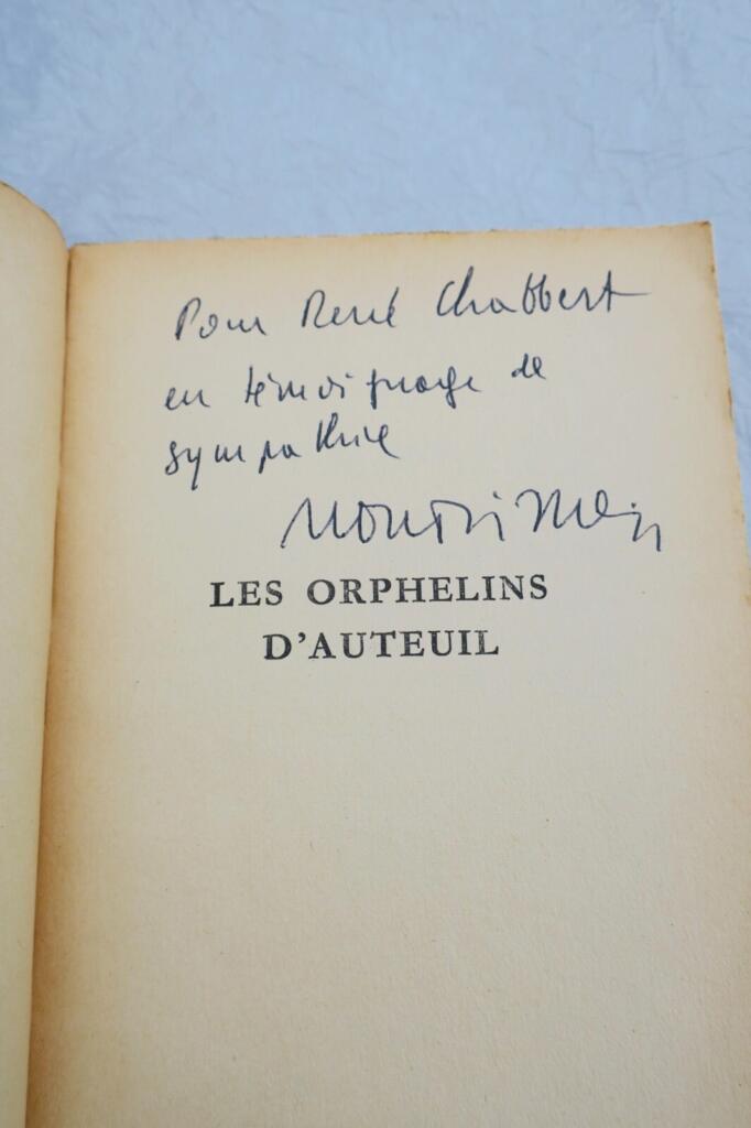 NOURISSIER (François) Les orphelins d&rsquo;Auteuil + dédicace