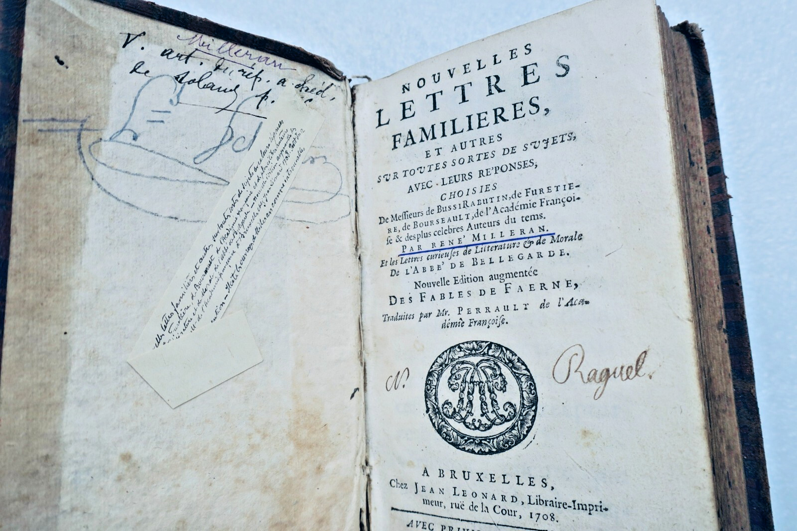勒内·米勒朗1708年家书集 – Image 6