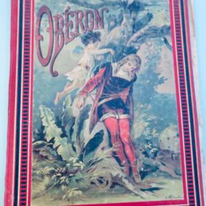 OBERON OU LE COR ENCHANTE cartonnage 1884 OFTERDINGER
