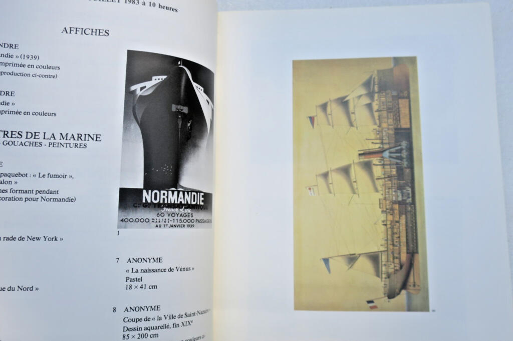 Artworks from the SS France: Marine Paintings