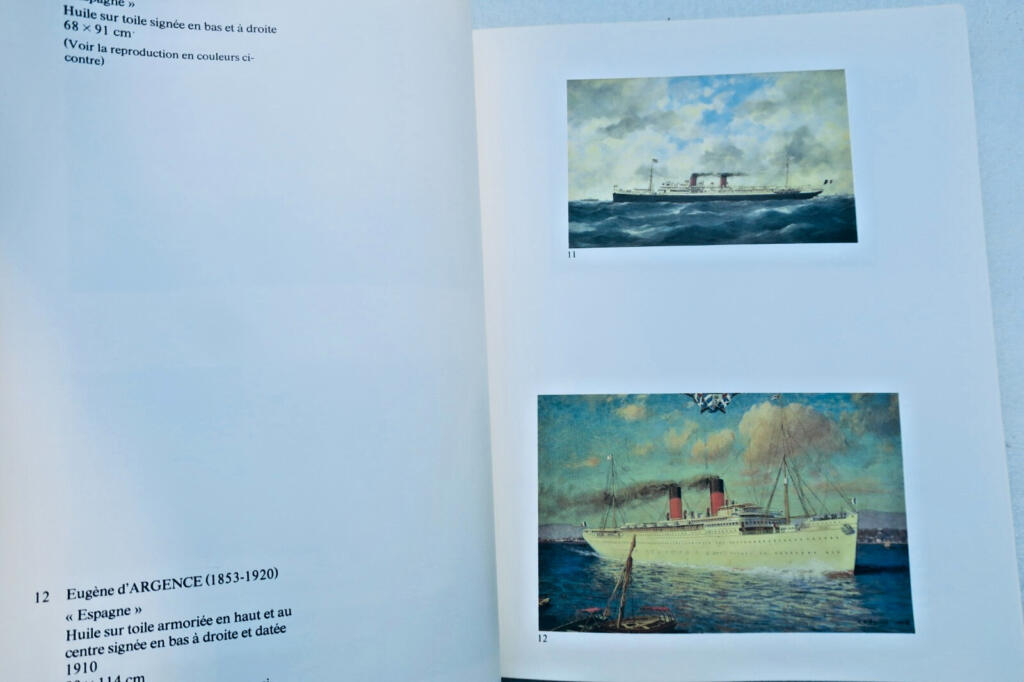 Artworks from the SS France: Marine Paintings