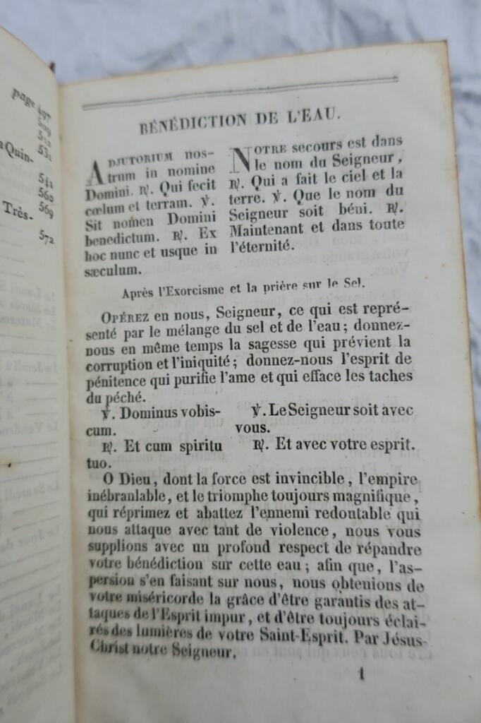 Easter Octave Liturgy, Angers 1837