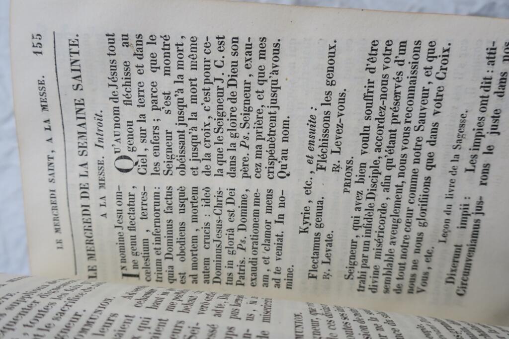 Easter Octave Liturgy, Angers 1837
