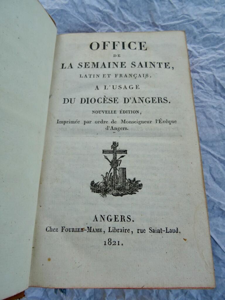 office de la semaine sainte 1821