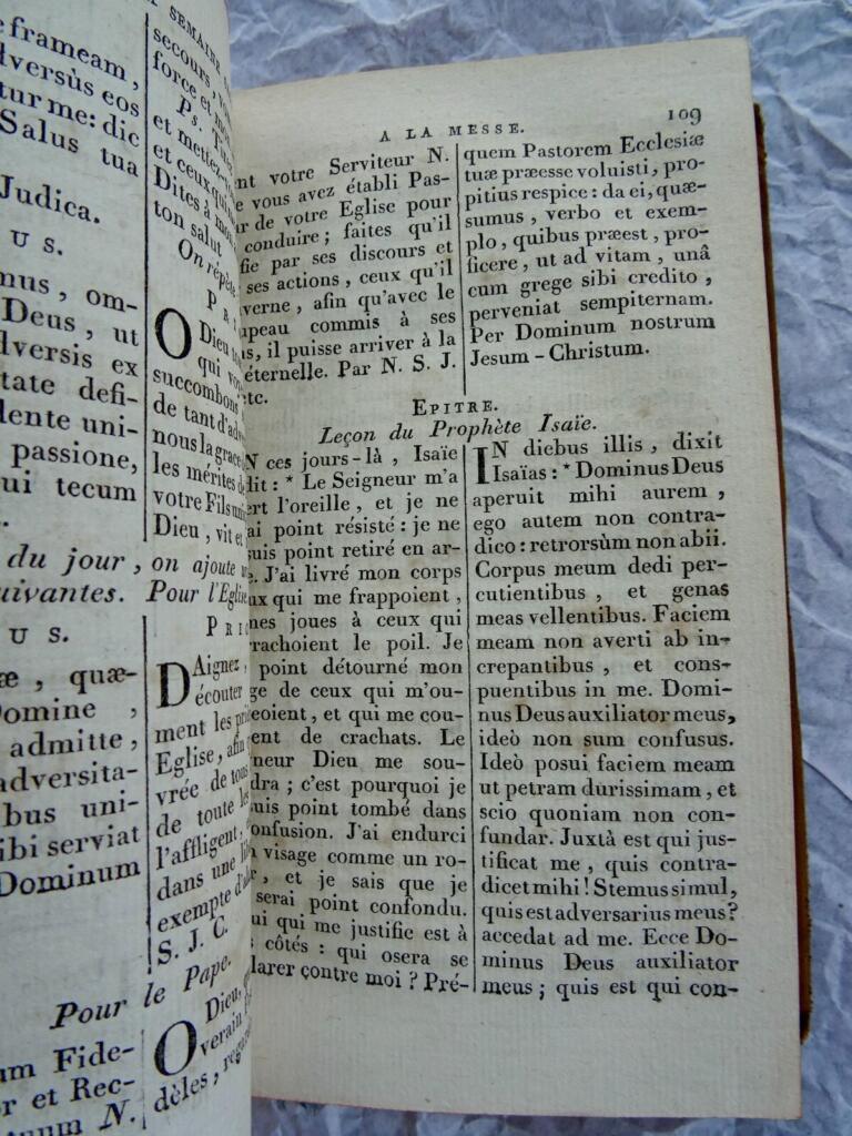 office de la semaine sainte 1821