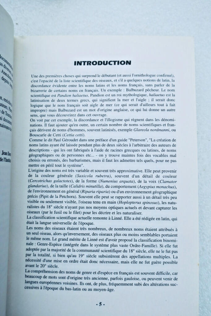 Oiseau étymologie des noms d&rsquo;oiseaux