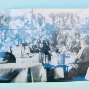 Onassis & Niarcos photo argentique 24 x 14,5 cm.