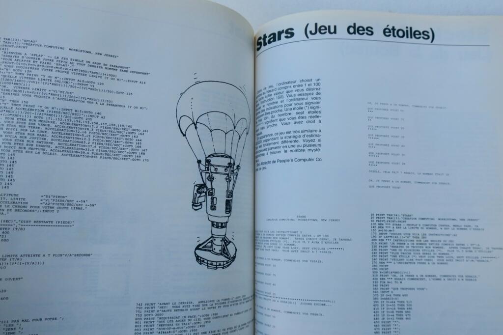 Ordinateur Jeux d’ordinateur en Basic – Version microordinateur 1983