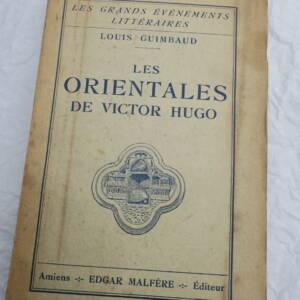 Orientales de Victor Hugo 1928