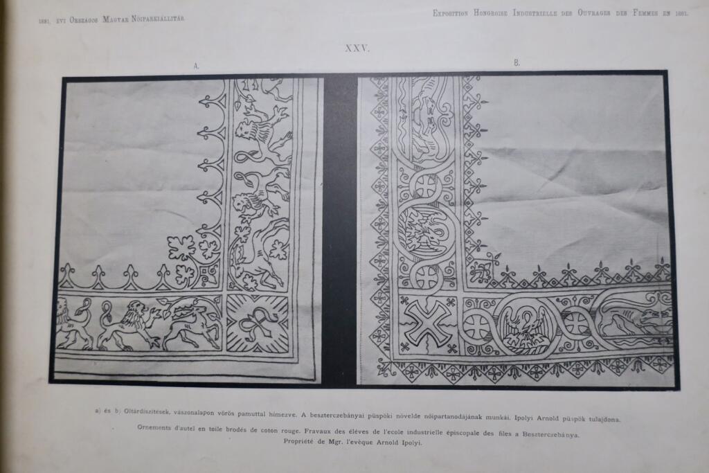 ornements remarquables de l’exposition hongroise industrielle des ouvrages de…