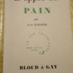 Jean Barbiers Brotruf: Seltene Originalausgabe