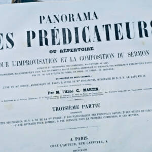Panorama des prédicateurs ou répertoire pour l'improvisation et la composition..