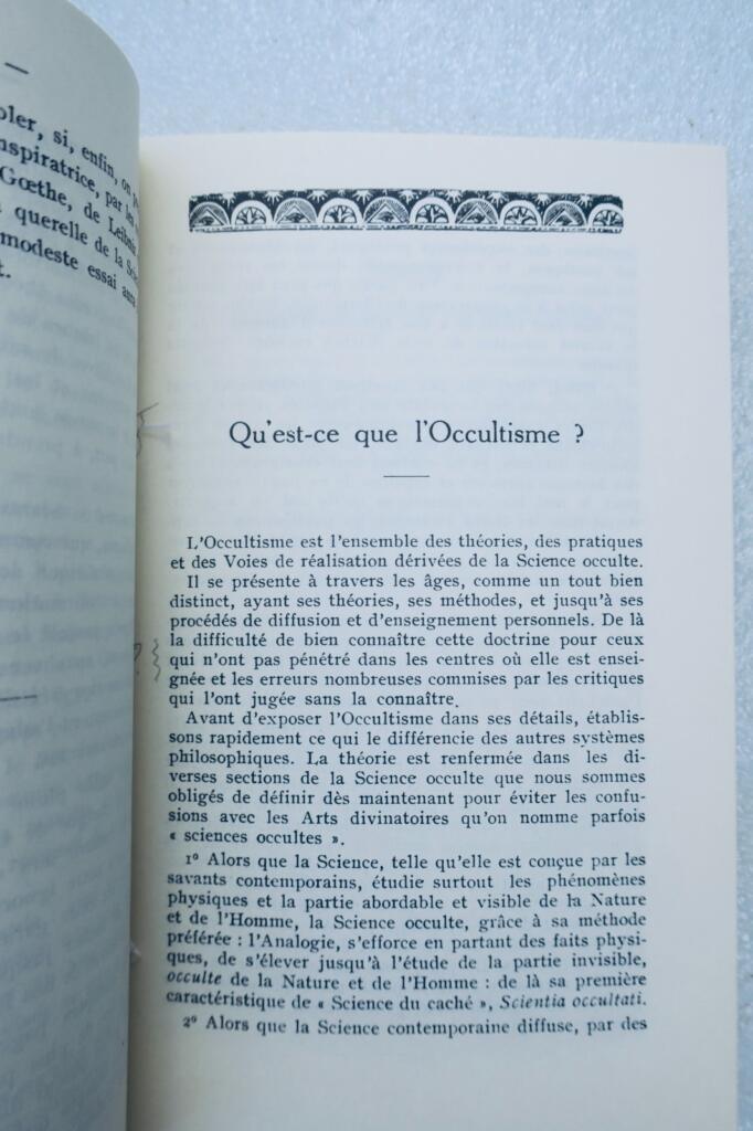 Exploration of occultism