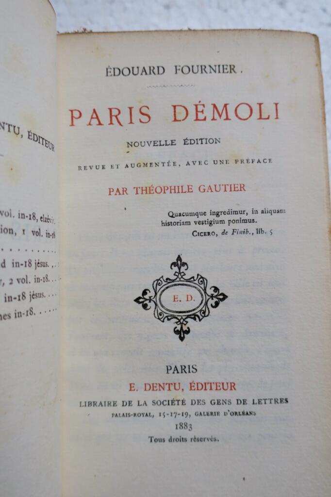 Demolished Paris: Revised Edition