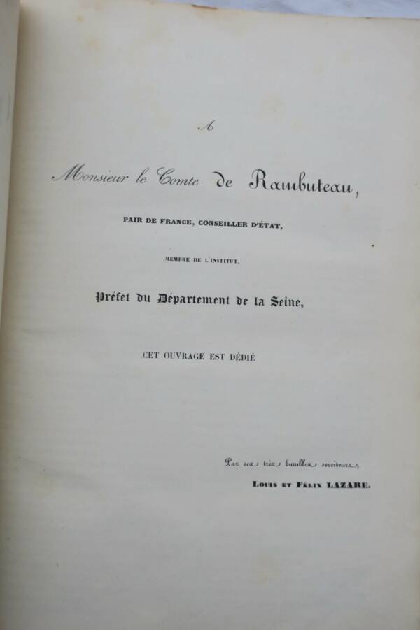 パリ街路歴史事典 1844年 - La Librairie Antique