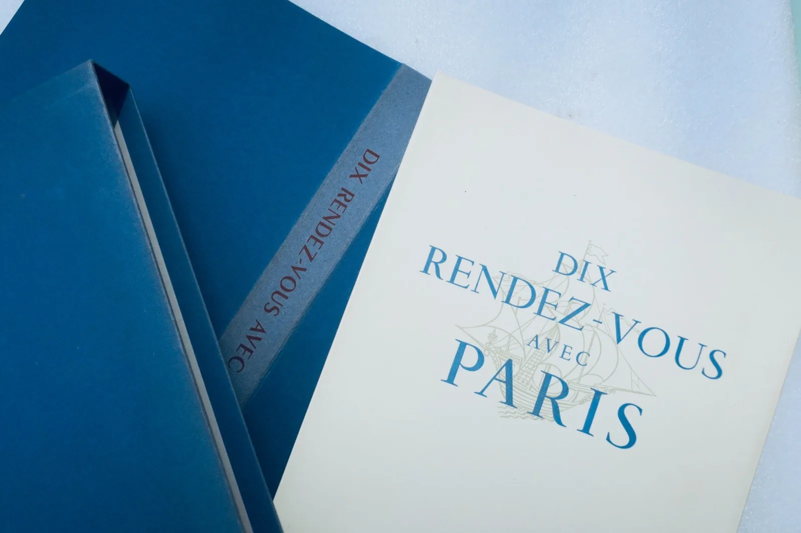 PARIS Dix rendez-vous avec Paris. Aquarelles de Gaston Barret 1955 - La Librairie Antique