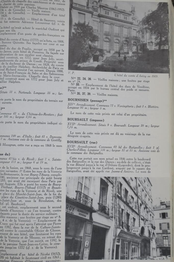 Historisches Wörterbuch der Pariser Straßen
