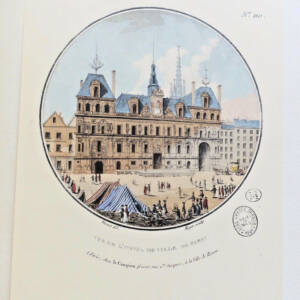 PARIS Hotel de ville de Paris depuis les origines jusqu'en 1871