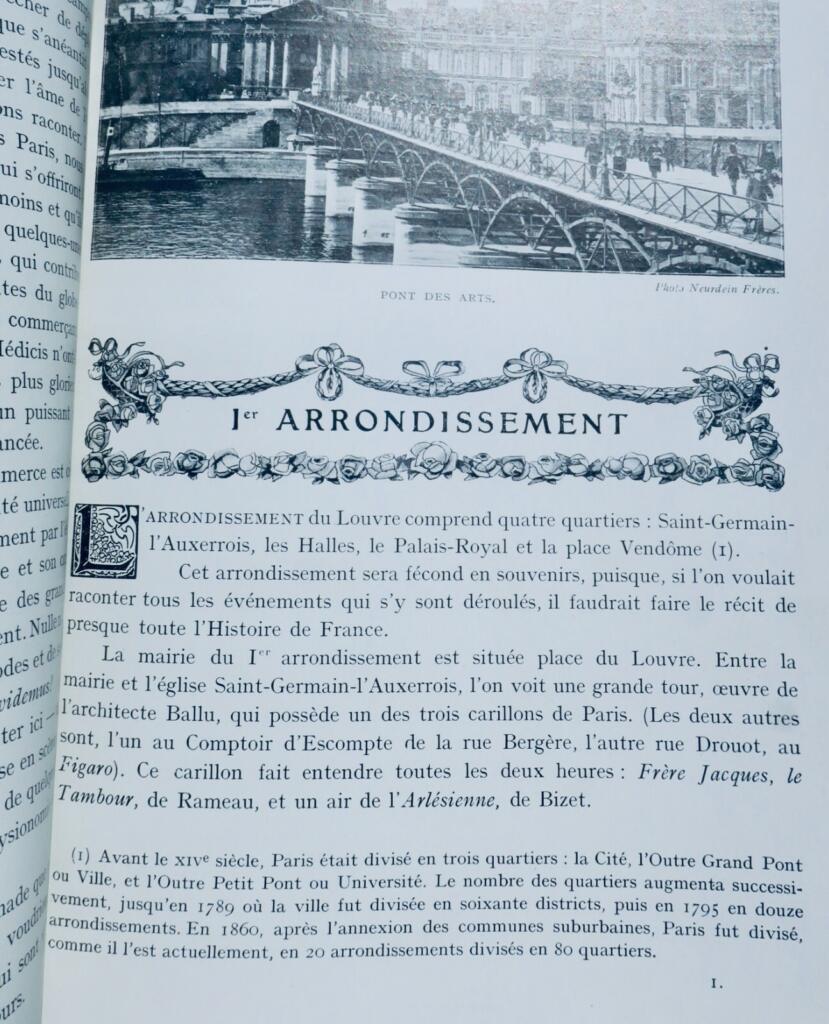 Paris LA VILLE LUMIERE. Anecdotes et documents historiques, ethnographiques 1909