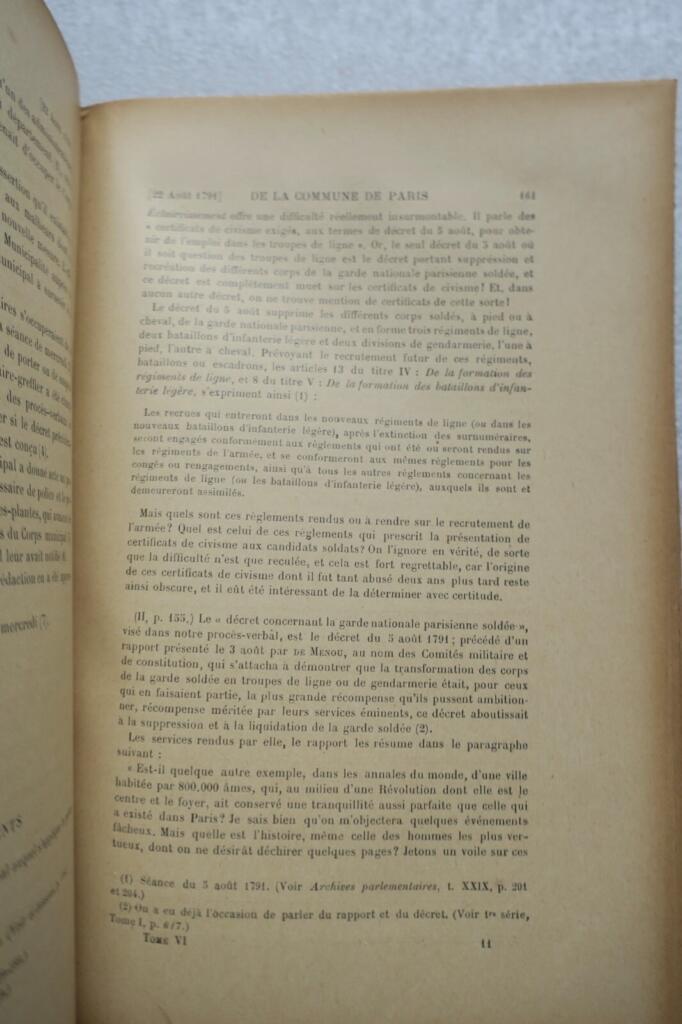Paris Commune administrative records 1791