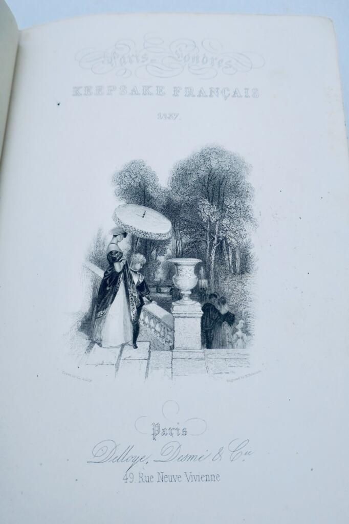 PARIS-LONDRES. Keepsake Francais. 1837
