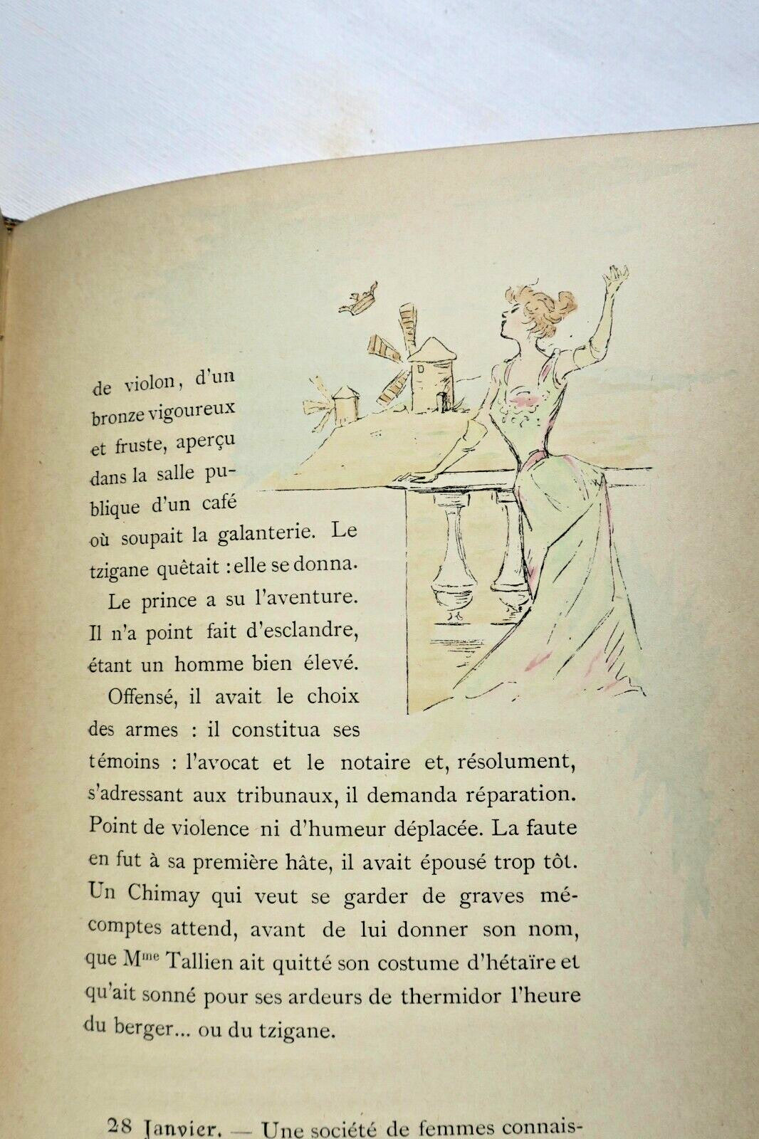 Paris MONTORGUEIL BOUTET (Henri) L'année féminine 1896 : Les Parisiennes – Image 10