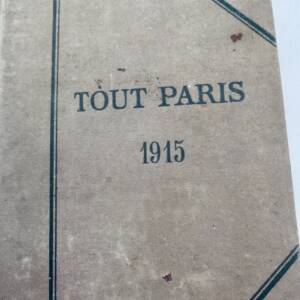 PARIS Tout paris 1915