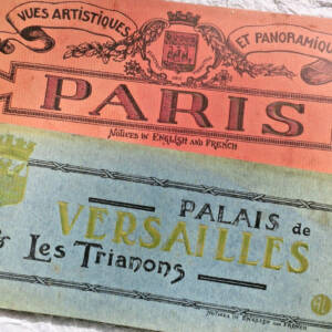 Paris, Versailles & les trianons 12 x 30 cm. 40 vues artistiques & panoramiques