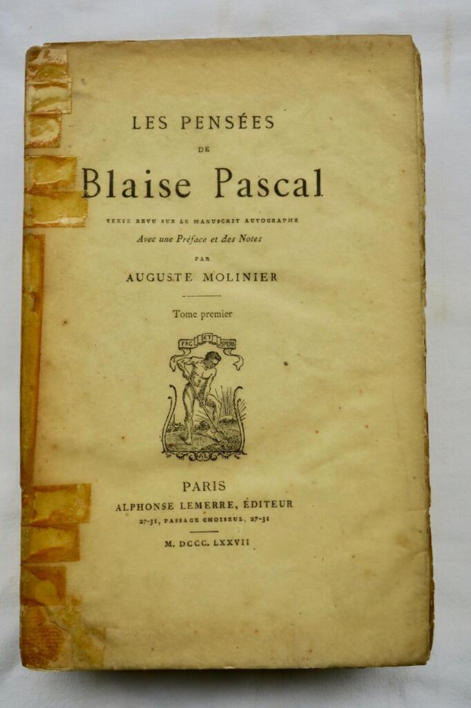 Gedanken von Pascal in zwei Bänden