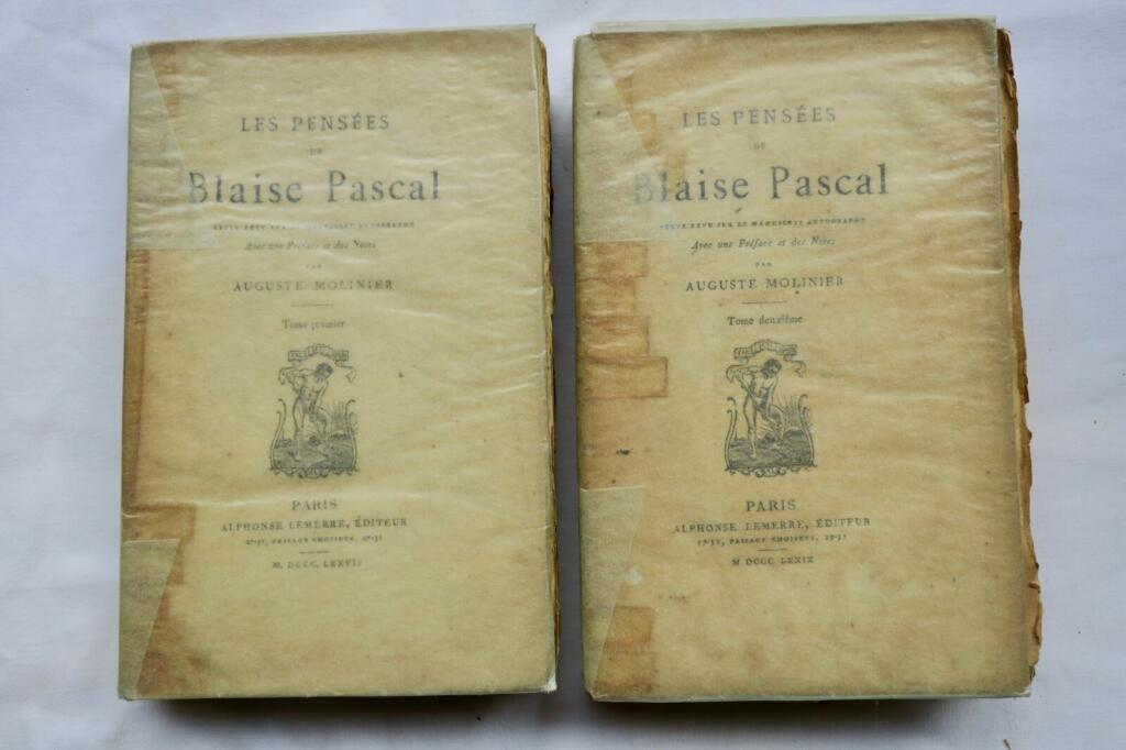 Gedanken von Pascal in zwei Bänden