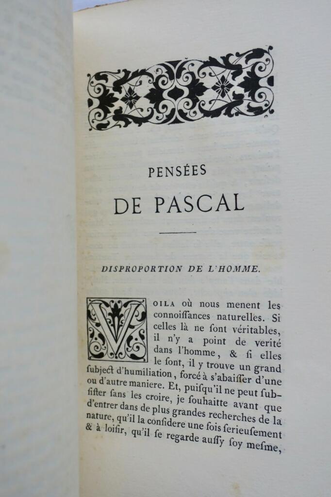 Gedanken von Pascal in zwei Bänden