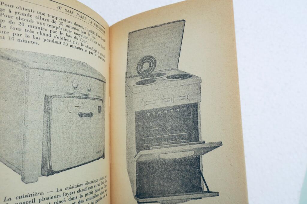 Klassischer französischer Backführer der 1950er