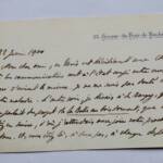 Paul hervieu carte autographe manuscrite & signée
