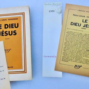Paul-Louis Couchoud le dieu jésus ANDRE BRETON
