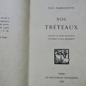 Paul Margueritte Nos tréteaux ex. sur Japon