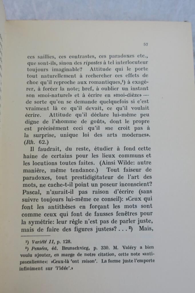 Paul Valéry und die Kunst der Prosa
