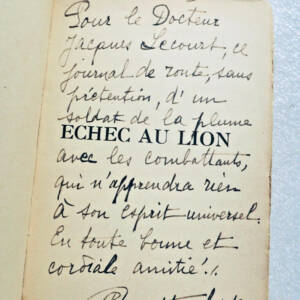 PAULE-HERFORT échec au lion 1938