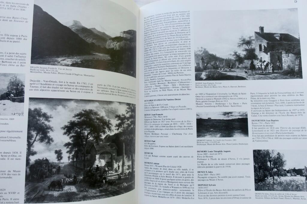 paysage Dictionnaire DES Peintres Paysagistes Francais Au XIXe
