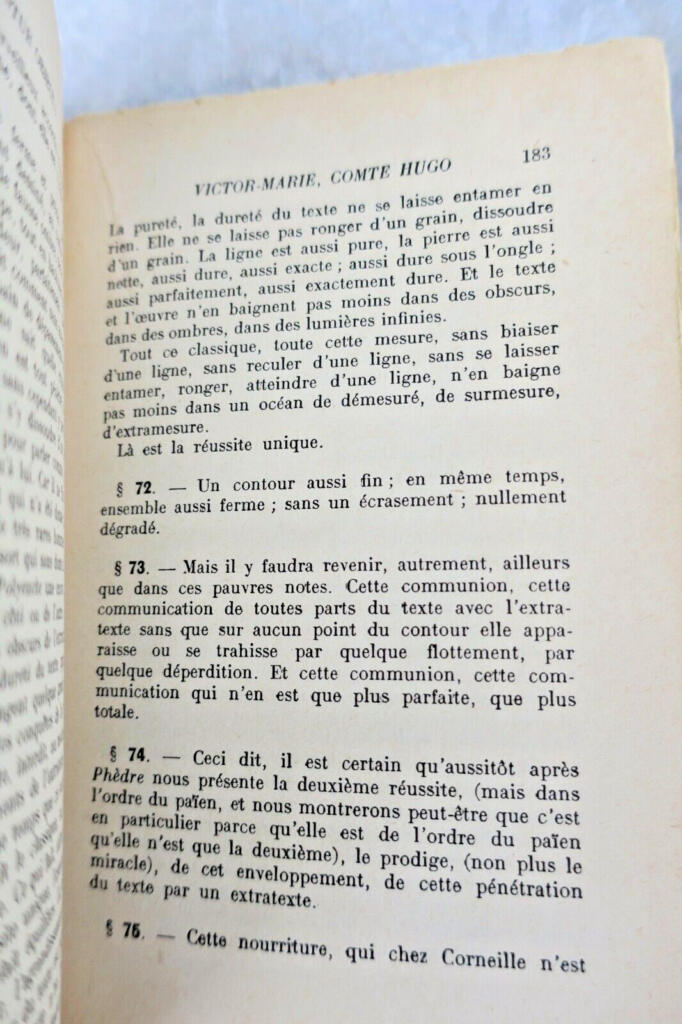 PEGUY (Charles) Victor-Marie Comte Hugo 1934